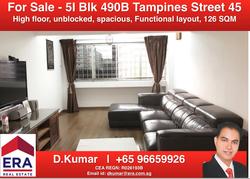 Blk 490B Tampines Street 45 (Tampines), HDB 5 Rooms #157104692